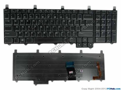 Picture of Dell Alienware M17x R3 Keyboard US with Backlit, JMX7C