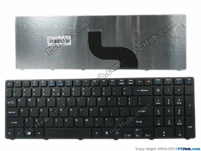 Picture of Acer Aspire 7540 Series Keyboard US with "€", 17", Black, New