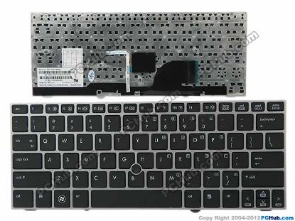 Picture of HP EliteBook 2170p Series Keyboard US, 15", Black, New