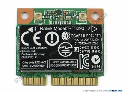 Picture of HP ProBook 4340s Wireless LAN Card 690020-001, 