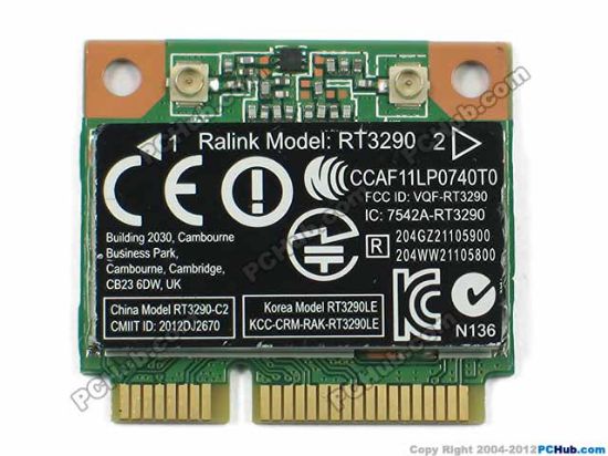 Picture of HP ProBook 4340s Wireless LAN Card 690020-001, 