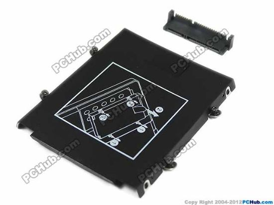 Picture of HP EliteBook Folio 9470m Ultrabook Series HDD Caddy / Adapter "NEW OEM", Hard Disk Bracket / Guide