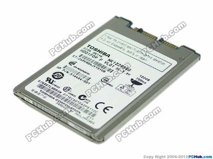 Picture of Toshiba MK1229GSG HDD 1.8" Micro SATA 120GB, 1.8" SATA, 5,400rpm, 8M