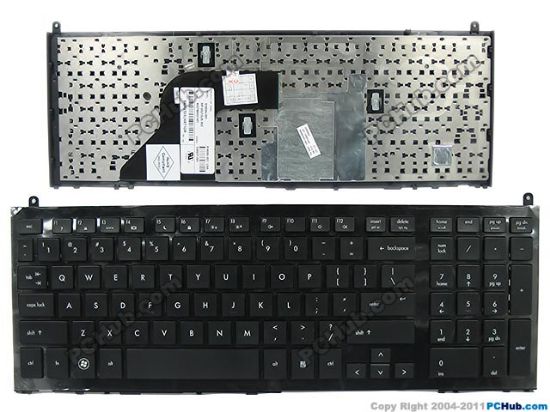 Picture of HP ProBook 4510s Keyboard US with "€". For ProBook  4510s, 4515s