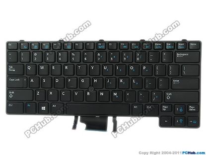 Picture of Dell Latitude 6430u Keyboard HTNKH, NEW with Backlit