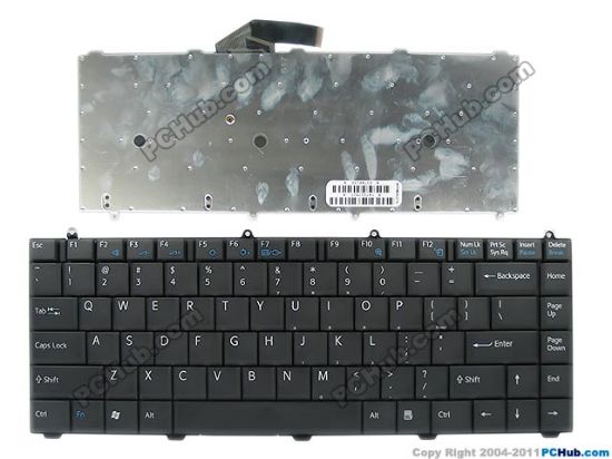 Picture of Sony Vaio VGN-FS Series Keyboard 147937521, US, Black