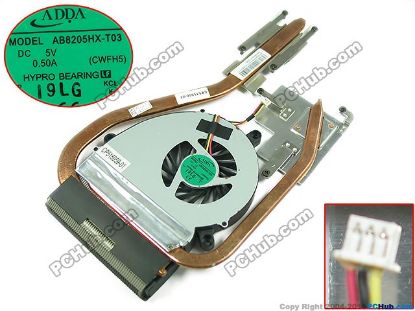 Picture of Fujitsu LifeBook AH531 Cooling Fan  CP515956-01, 