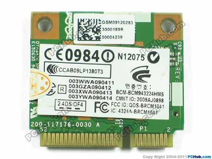 Picture of HP ProBook 6360b Wireless LAN Card 582564-001