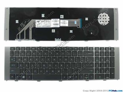 Picture of HP ProBook 4740s Keyboard 684632-001, US, with Frame "New"