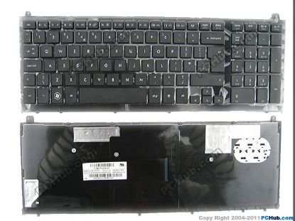 Picture of HP ProBook 4520s Keyboard 598691-031, UK, with Frame "New"