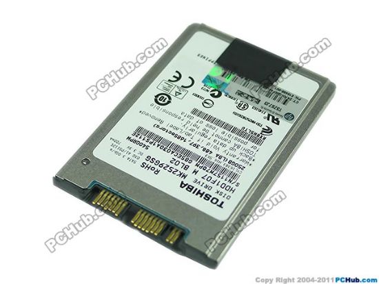 Picture of Toshiba MK2529GSG HDD 1.8" Micro SATA 250GB, 1.8"