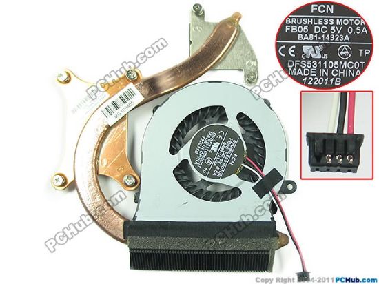 Ventilateur Fan Forceon F80T 5v 0.5A DFS531105MC0T