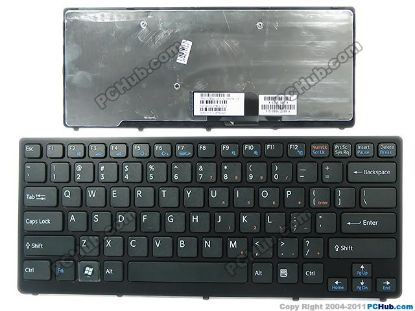Picture of Sony Vaio VPCCW Series Keyboard 012-000A-2339-A, US, Black