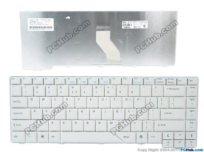 Picture of Acer Aspire 5930 Series Keyboard US with "€", 15", White, New