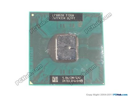 Picture of Intel Core Solo T1350 CPU Mobile (Pin Grid Array) 90nm, SL99T, 1.87 GHz, 2MB, Single-Core