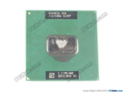 Picture of Intel Celeron M 390 CPU Mobile (Pin Grid Array) 90nm, SL8MP, 1.7GHz, Single Core
