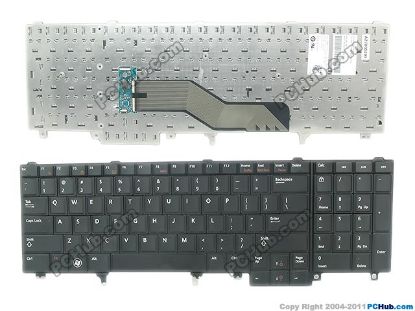 Picture of Dell Latitude E5530 Keyboard US, "NEW", Vista F5YDT