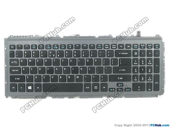 Picture of Acer Aspire M3-581T Series Keyboard MP-11F53U4-528, US-Int, with Frame