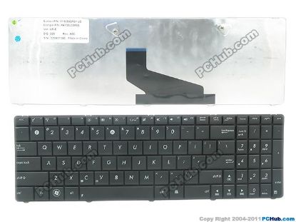 Picture of ASUS X53 Series  Keyboard US, 15", Black, New