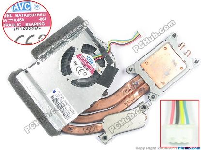 Picture of Lenovo ThinkPad T420s Series Cooling Fan  FRU:04W1713, DC 5V 0.40A, Heatsink Fan