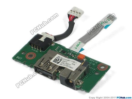 Picture of ASUS X401U Sub & Various Board DC-in & USB BD