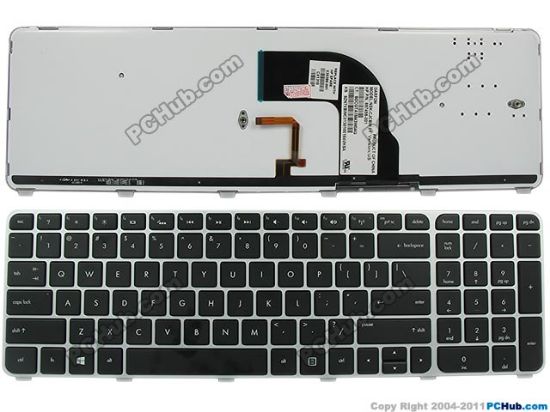 Picture of HP Pavilion dv7-6000 Series Keyboard 666001-001, "NEW"