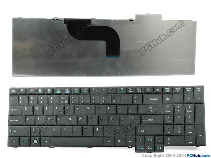 Picture of Acer TravelMate 7750 Series Keyboard US with "€", 17", Black, New