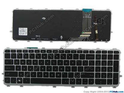 Picture of HP Envy 15-j000 Series Keyboard US, "NEW" with Backlit, 720244-001
