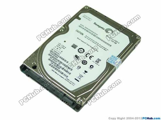 Picture of Seagate ST9500325AS HDD 2.5" SATA 320GB-600GB 500GB, 2.5" SATA, 5,400rpm, 8M