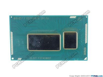 Picture of Intel Core i7-4600U CPU Mobile (Ball Grid Array) 22nm, SR1EA (D0), 2.1 GHz, 4 MB, Dual-Core, Used