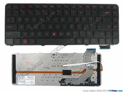 Picture of HP Envy 14-1000 Series Keyboard P/N:6037B0053101, HMB4502CVB01