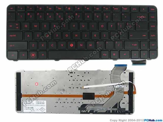 Picture of HP Envy 14-1000 Series Keyboard P/N:6037B0053101, HMB4502CVB01