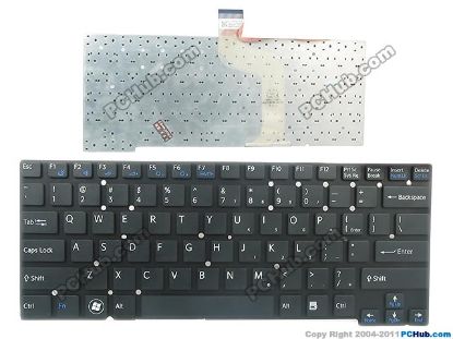 Picture of Sony Vaio SVT13 Series Keyboard US, Black, Win 7