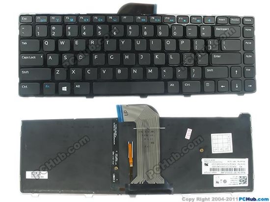 Picture of Dell Inspiron 15Z 5523 Keyboard RNN5P, US "NEW"