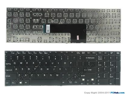 Picture of Sony Vaio SVF15 Series Fit/Fit 15E Keyboard 149240521US, Black