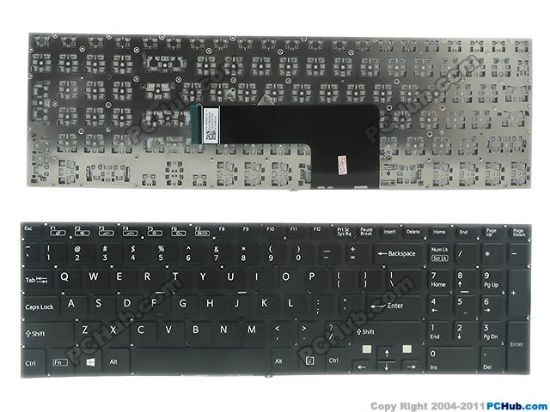 Picture of Sony Vaio SVF15 Series Fit/Fit 15E Keyboard 149240521US, Black