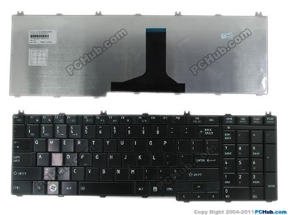 Picture of Toshiba Satellite C650 Series Keyboard MP-09M83US6698,P/N:PK130IU2T01, US, New