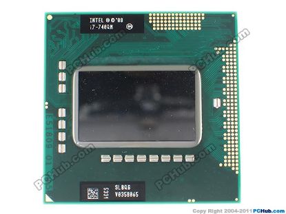 Picture of Intel Core i7-740QM CPU Mobile (Pin Grid Array) SLBQG, New