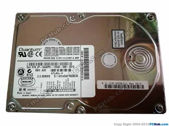 Picture of Quantum XC09L011 HDD 3.5" SCSI 1.2GB-10GB 9.1GB, 3.5" SCSI Hard Disk, 10,000rpm, 4MB