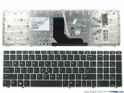 Picture of HP EliteBook 8560p Series Keyboard 641181-001, 55010JN00-203-G, US