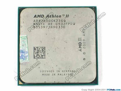 Picture of AMD Athlon II X2 B24 CPU Desktop ADX2400CK23GQ, 45nm, AM3, 65W