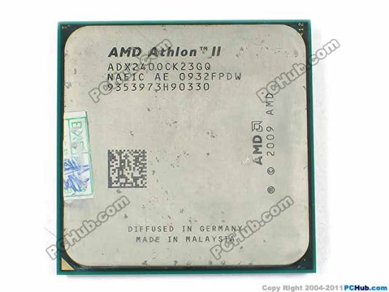 Picture of AMD Athlon II X2 B24 CPU Desktop ADX2400CK23GQ, 45nm, AM3, 65W