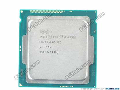 Picture of Intel Core i7-4790K CPU Desktop HD / APU 22nm, SR219 (C0), 4 GHz, 8 MB, Quad-Core, New