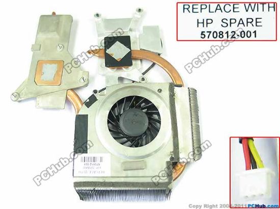 Picture of Forcecon DFS531205HC0T Cooling Fan  DFS531205HC0T, F9C5,DC 5V 0.5A, Coolingheatsink fa