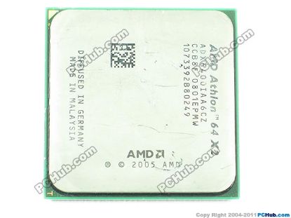 Picture of AMD Athlon 64 X2 6400+ (Black Edition) CPU Desktop 90nm, ADX6400IAA6CZ, 3.2 GHz, 2 X 1 MB, NIL, Dual-