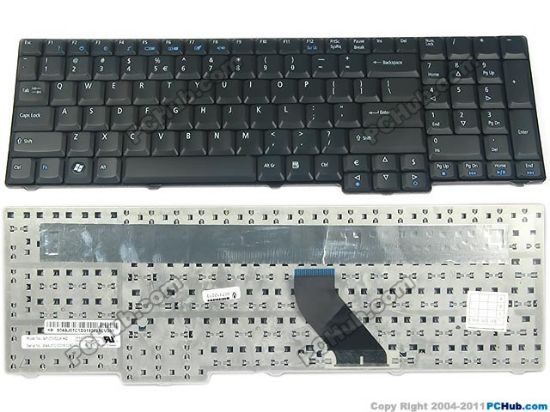 Picture of eMachines E528 Keyboard US With "€", 15", Black, New