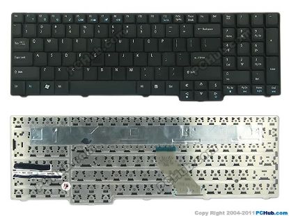 Picture of Acer Aspire 5737 Series Keyboard US with "€", 17", Black, New