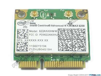 Picture of Lenovo ThinkPad T420s Series Wireless LAN Card 60Y3195, 60Y3194, Advanced-N+ WiMAX 6250