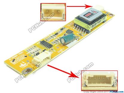 Picture of PCH Inverter 1-Lamp Type LCD Monitor /TV Inverter (Universal Use) 5-Pin, 12V For 1-Lamp, JT-01S203, VER6.1