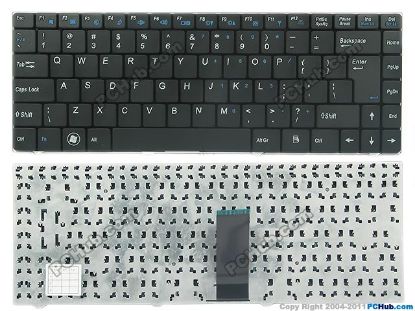Picture of Clevo W840 Keyboard US, 15", Black, New